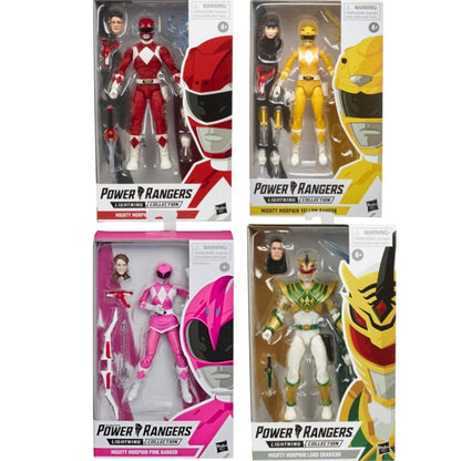 Boneco de Anime Hot Power Rangers Red Ranger Lightning Collection Dino Fury Bonecos de Ação Modelo Estátua Brinquedos Presentes