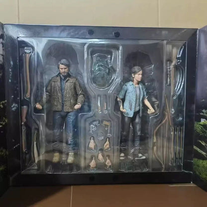 The Last Of Us Part 2 Joel Ellie Com Arco 18cm Neca Action Figure 2pçs/Conjunto Modelo Brinquedo Articulado Presente De Natal Brinquedo Premium