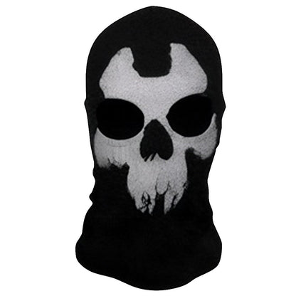 Halloween Ghost Full Face Mask Skull Scary Ghost Skeleton Motorcycle Cycling Headmask for Halloween Cosplay Balaclava Halloween