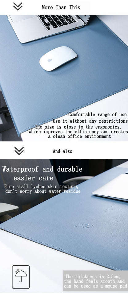 Folding Elbow Guard Wrist Guard PU Office Desk Mat Big Mouse Pad Laptop Computer Desk Pad Gaming Mousepad Table Mat Cushion