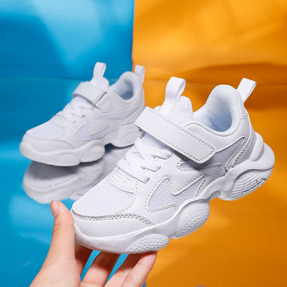 Kids Breathable Mesh Sneakers Lightweight Sport Shoes for Boys Girls Comfortable Running Walking Shoes for Children Outdoor Play