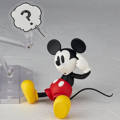In Stock Original Disney 1936 Mickey Mouse Kaiyodo Revoltech Colorful Mickey Action Figures Anime Ornaments Collection Gifts Toy