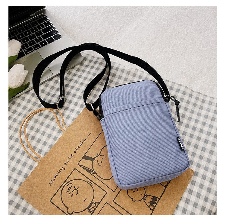 New Fashion Mobile Phone Bag Women's Messenger Bag All-match Mini Small Crossbody Bag Hanging Neck Coin Purse Vertical Handbag