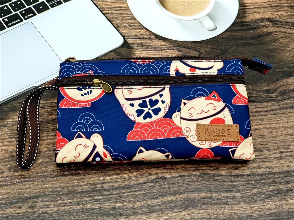 Polyester Waterproof Women's Coin Bag Ladies Organizer Wallet Female Phone Purse Money Pouch Clutch Handbag Carteira for Girls