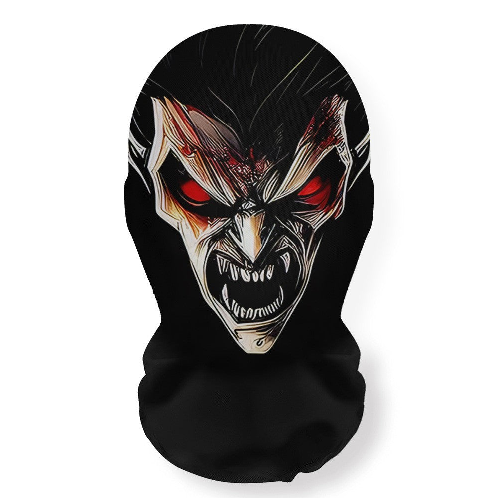 Halloween Terror Masks 3D Printing Skull Pattern Elastic Mesh Face Mask Funny Party Cosplay Props Balaclava Breathable Headcover