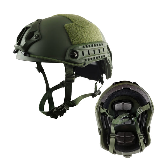 FAST Tactical Helmet Wendy Suspension Lightweight Adjustable ABS for Airsoft, Paintball & CS Games - Comfortable Protective Gear