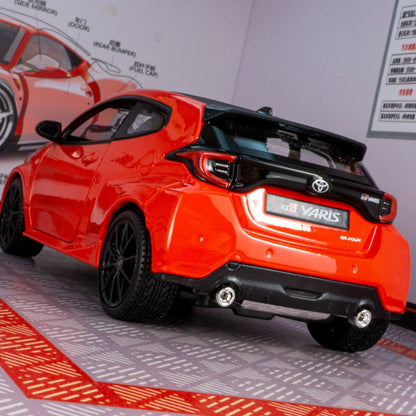 Maisto 1/24 GR Toyota Yaris Carro de Liga Leve Modelo Diecast Veículos de Metal Modelo de Carro Alta Simulação Escala em Miniatura Brinquedo Infantil de Presente