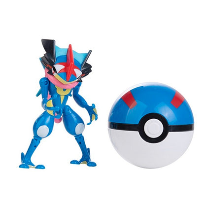 Novos Bonecos Pokémon Caixa Original Genuína Pikachu Charizard Greninja Monstro de Bolso Pokebola Brinquedos Modelo de Deformação de Ação Presente