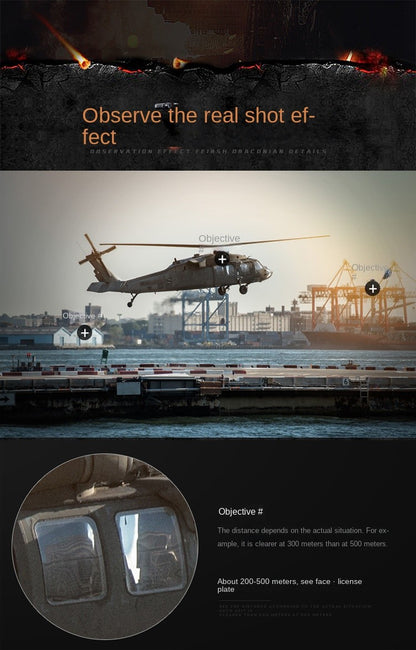 Monocular Potente Russo 8X24 Estrutura de Metal Telescópio Profissional Portátil Militar Telescópio Lente Totalmente Óptica Para Acampamento