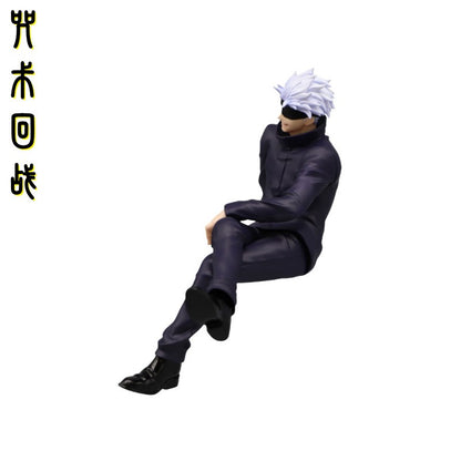 13cm Anime Japonês Jujutsu Kaisen Figura Gojo Satoru Boneco de Ação Brinquedos de PVC Modelo Estátua Colecionável Noodle Stopper Presente Infantil