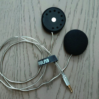 ELFINEAR Helmet Speakers Compatible With RESO/CARDO/ASMAX Devices Compatible with All 3.5mm Communicators