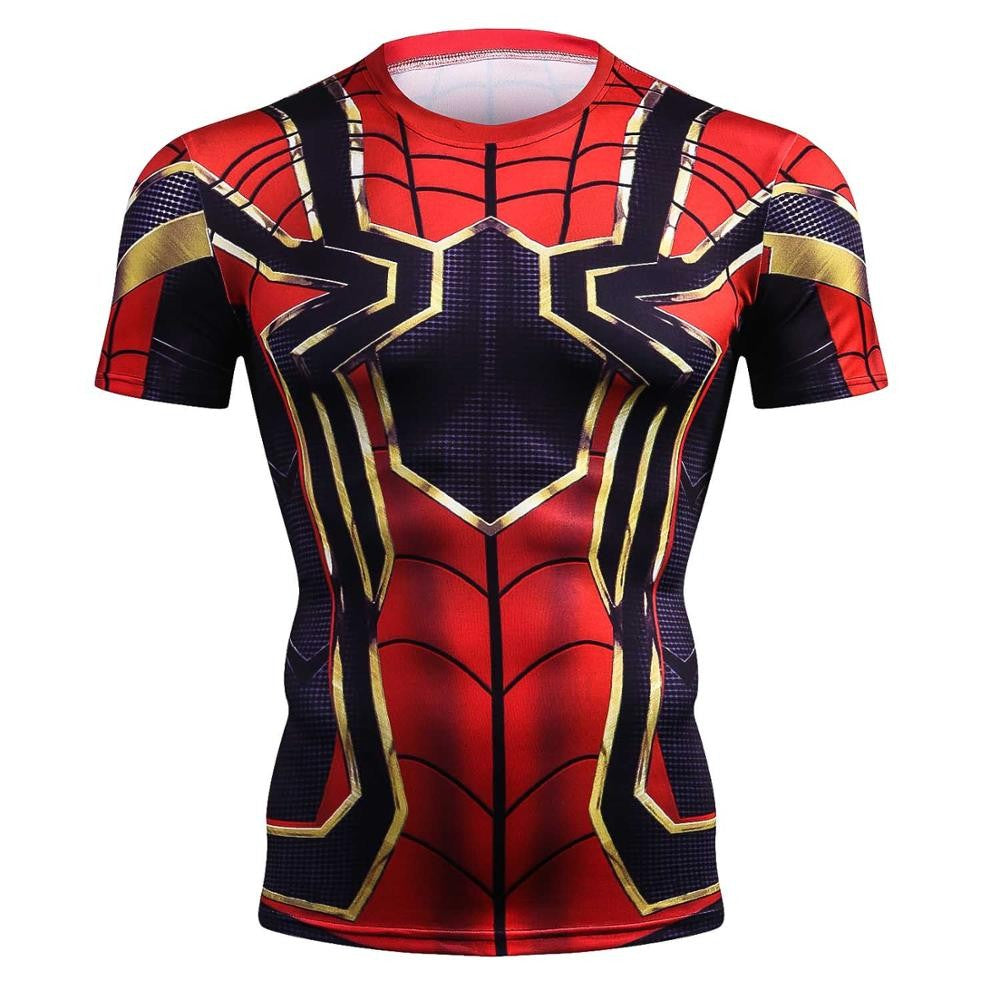 panther Summer Comics 3D Printed T Shirt Men Compression Fashion Short Sleeve Men T Shirt Tops Tees For Cosplay Costume
