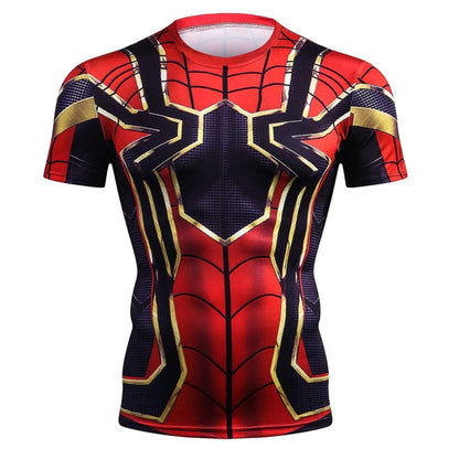 panther Summer Comics 3D Printed T Shirt Men Compression Fashion Short Sleeve Men T Shirt Tops Tees For Cosplay Costume