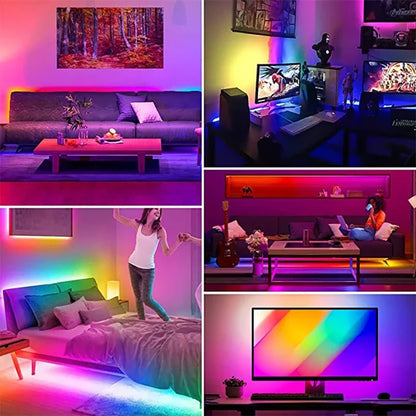 LED Strip Light Strip 5V USB RGB 5050 Light Strip Bluetooth APP Control Suitable For Bedroom And Children's Room Decoration