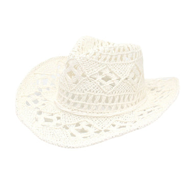 Moon Star Sequin Suncatcher Cowgirl Hats INS Fashion Summer Beach Women Straw Sun Hat Hollow Out Bohemian Western Cowgirls Hats