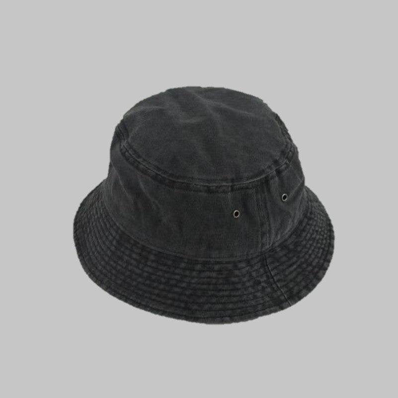 Fashion Women Men Washed Denim Solid Vintag Bucket Hats Lady Male Spring Summer Autumn Panama Fisherman Cap Hat For Women Men