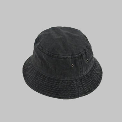 Fashion Women Men Washed Denim Solid Vintag Bucket Hats Lady Male Spring Summer Autumn Panama Fisherman Cap Hat For Women Men