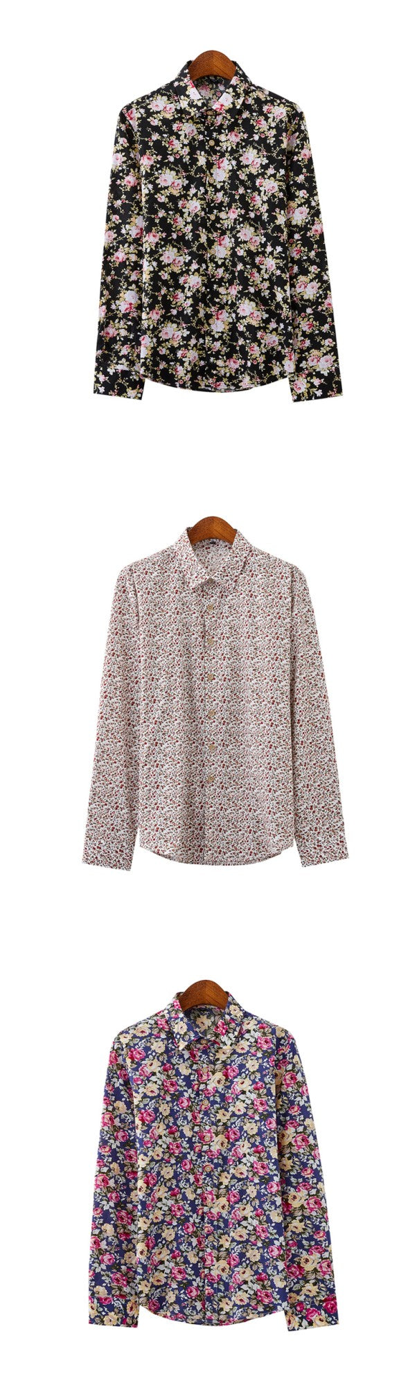 Size M- 5XL 2024 New Summer Mens Long Sleeve Hawaiian Shirts Cotton Casual Floral Shirts Wave Regular Mens Clothing Fashion CS11