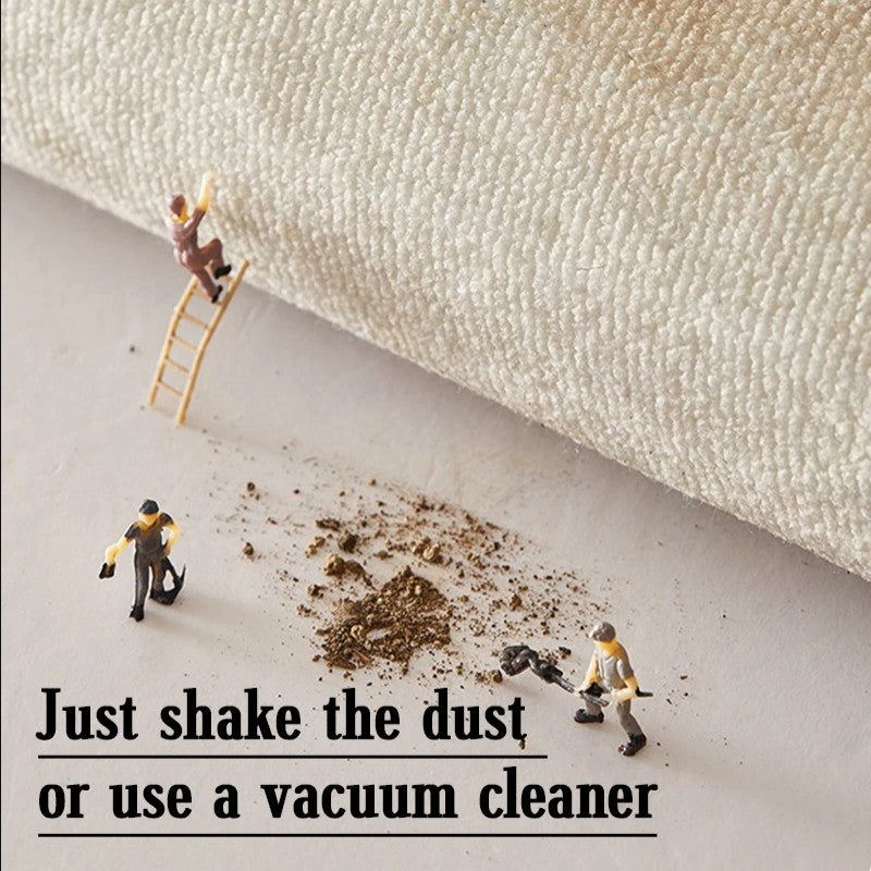 VIKAMA Simple Luxury Entry Door Wall Rug Floor Mat Living Room Bathroom Stain-Resistant Carpet Slip-Resistant Home Decoration