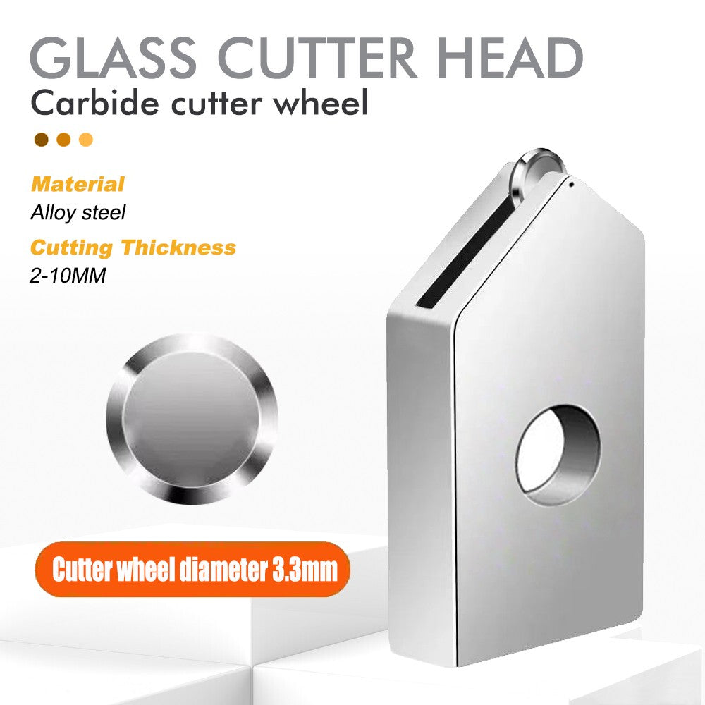 5 peças Nova Ferramenta de Corte de Garrafas de Vinho Cabeça de Corte de Substituição Cabeça de Cortador de Diamante para Cortador de Azulejo de Vidro Ferramenta Manual Ferramenta de Construção