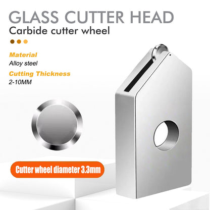 5 peças Nova Ferramenta de Corte de Garrafas de Vinho Cabeça de Corte de Substituição Cabeça de Cortador de Diamante para Cortador de Azulejo de Vidro Ferramenta Manual Ferramenta de Construção