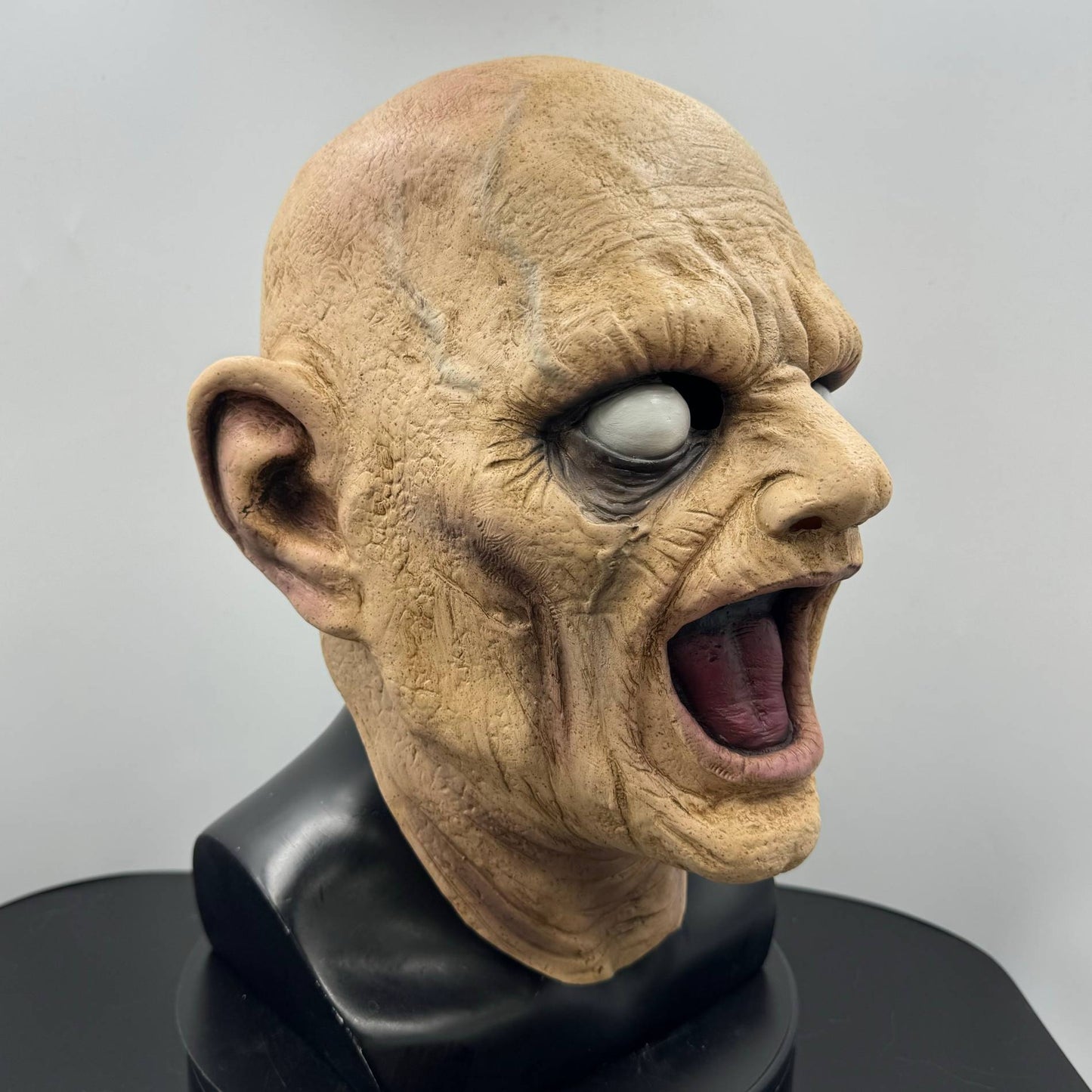 Halloween Horror Latex Mask Howling Demon Face Mask Scary Ghost Cosplay Costume Accessory For Adults