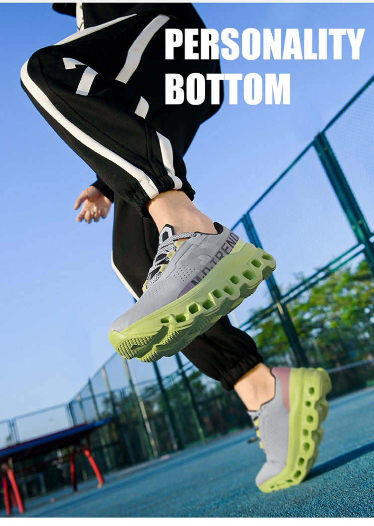 Tênis Masculino com Amortecimento para Corrida Tênis Esportivo Leve Casual Masculino Antiderrapante Tênis Esportivo para Viagens ao Ar Livre Caminhada
