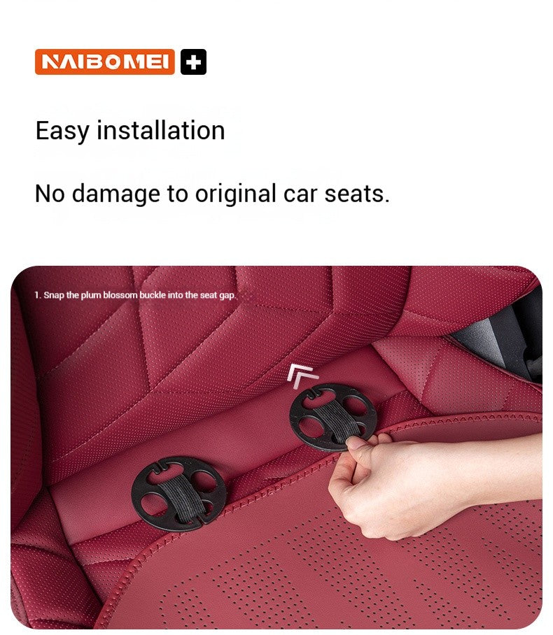 Almofada de Assento Ventilada de Couro para Carro Capa de Assento para Subaru STI Brz Wrx Xv Ascent Forester Outback Impreza Legacy Acessórios