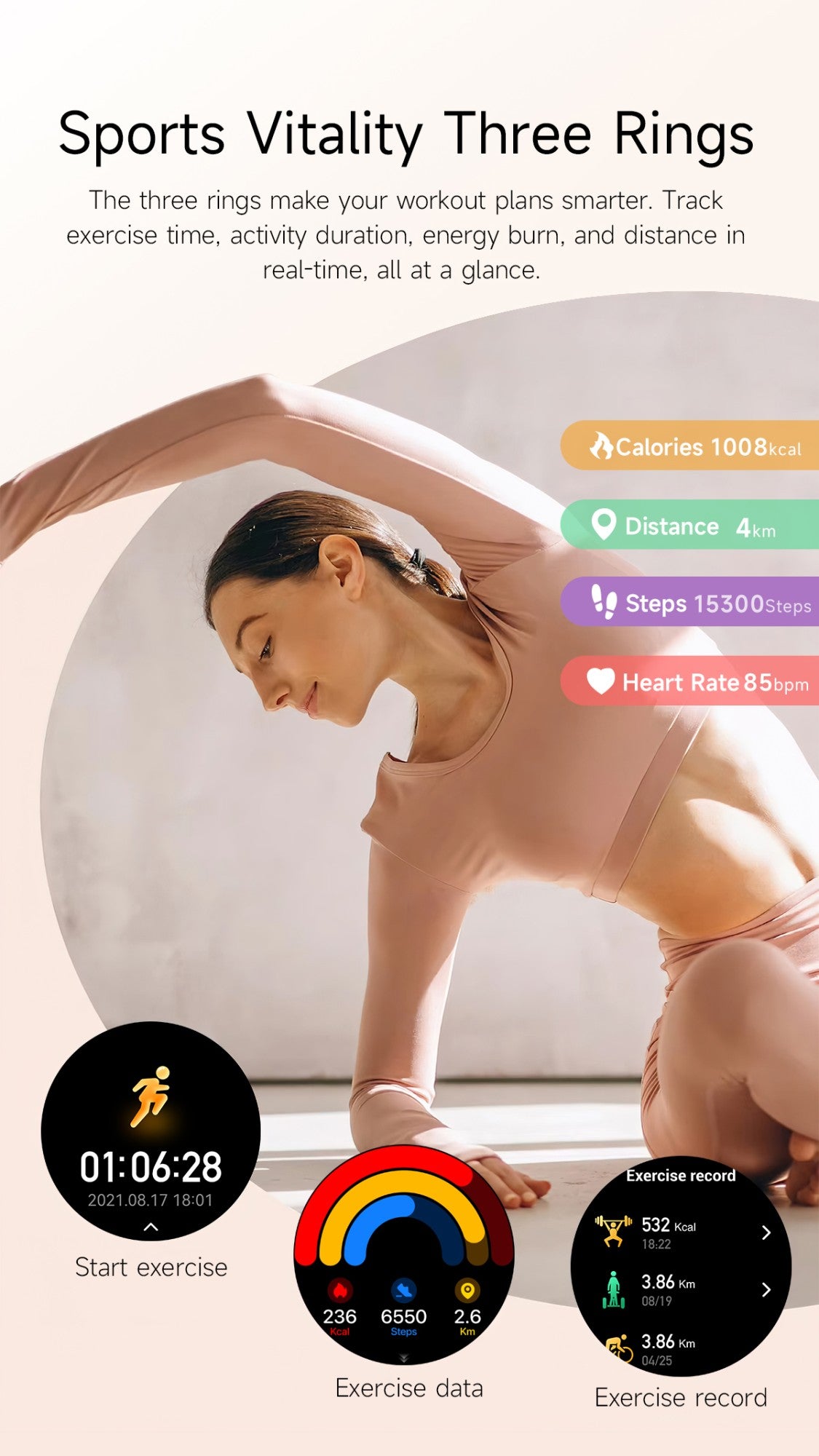 LIGE New Ultra Thin Smart Watch Women Screen Always Display Time Diamond Luxury Bracelet Voice Calling AMOLED Smartwatch Ladies