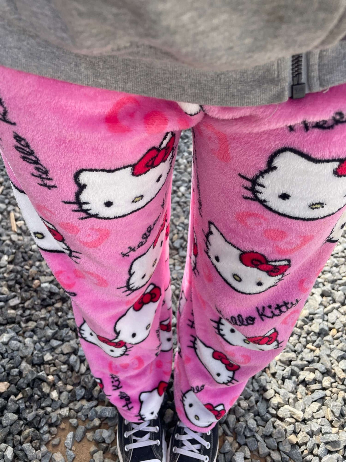Calças de Pijama Hello Kitty Y2K Calças de Pijama Femininas Sanrio Anime Calças de Dormir para Casal de Desenho Animado Calças de Casa Roupa de Lazer para Casa