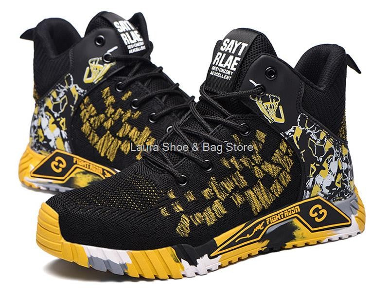 Botas de segurança de cano alto masculinas, bico de aço, sapatos de trabalho masculinos e femininos, botas de segurança anti-impacto, indestrutíveis, respiráveis