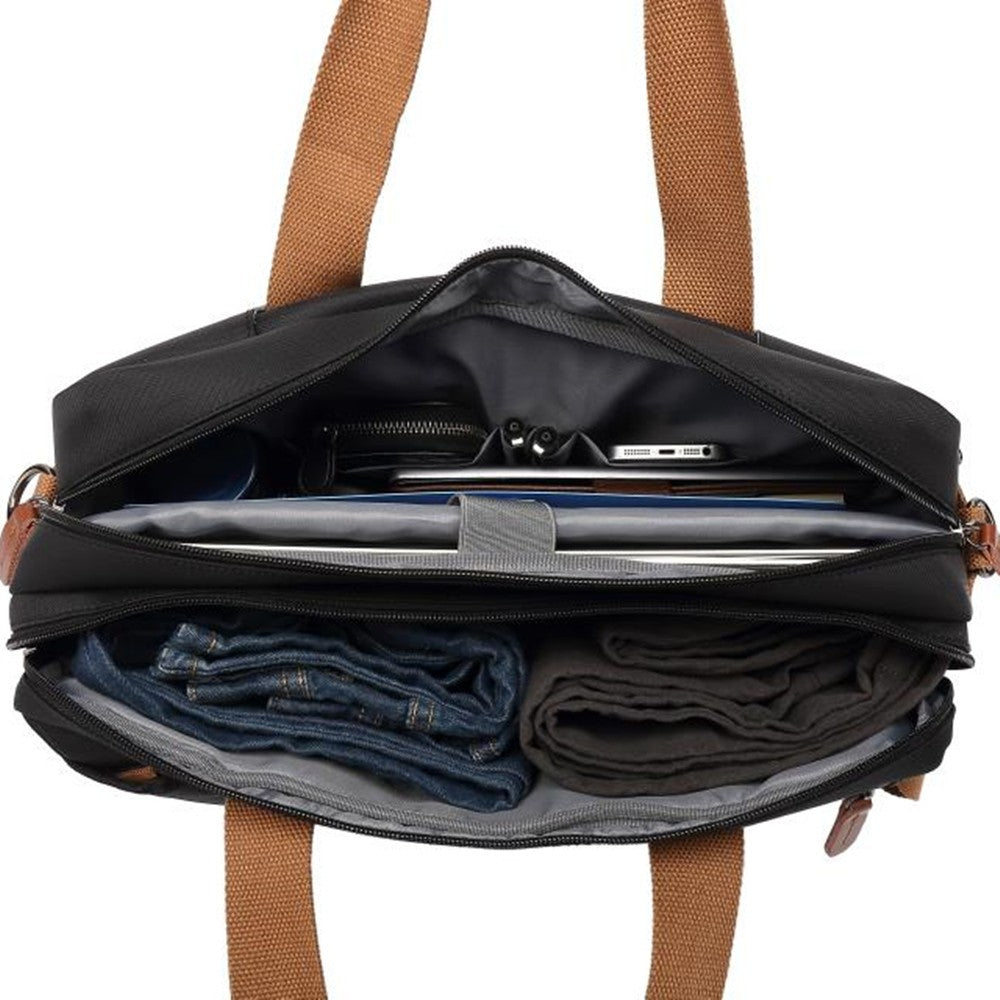 Nova Mochila Conversível Multifuncional 2025 Mochila para Notebook de 15,6/17,3 Polegadas Mochila de Viagem de Negócios Mochila Escolar de Nylon Impermeável