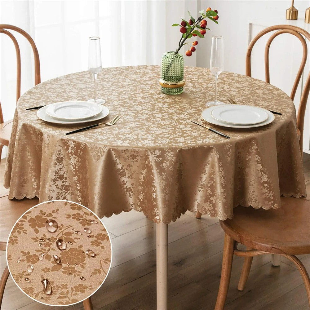 Olanly Waterproof Table Cloth Nordic Rectangular Tablecloth Round Tablecloth Non-slip Table Cover For Wedding Decor Dining Table