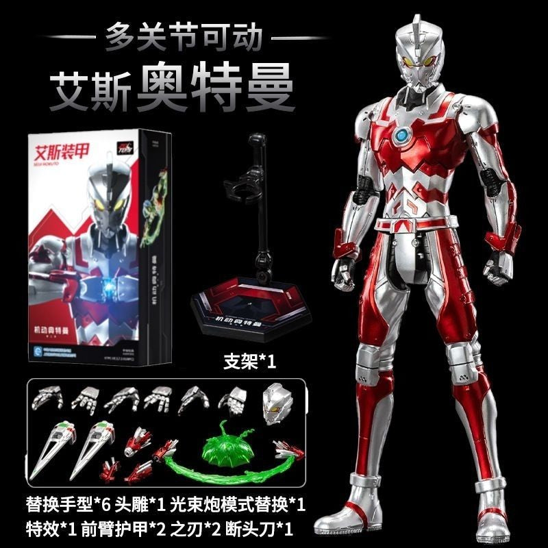 Boneco de Ação Original ZD Toy Ultraman Kotaro Higashi Zero Suit Tiga Suit Ace Ultra Seven Ultraman Jack Modelo Brinquedos Colecionáveis