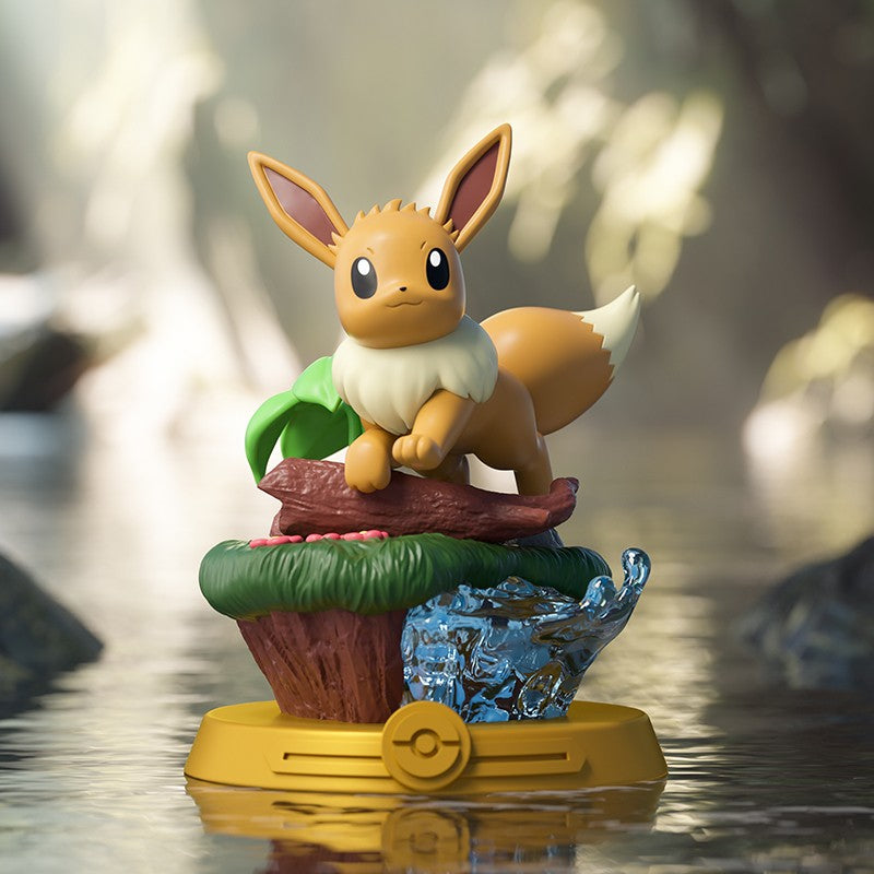 Eevee Sylveston Umbreon Adventure 9 Bags Monster Blind Box PVC Action Doll Surprise Toy Collection Gift for Fans
