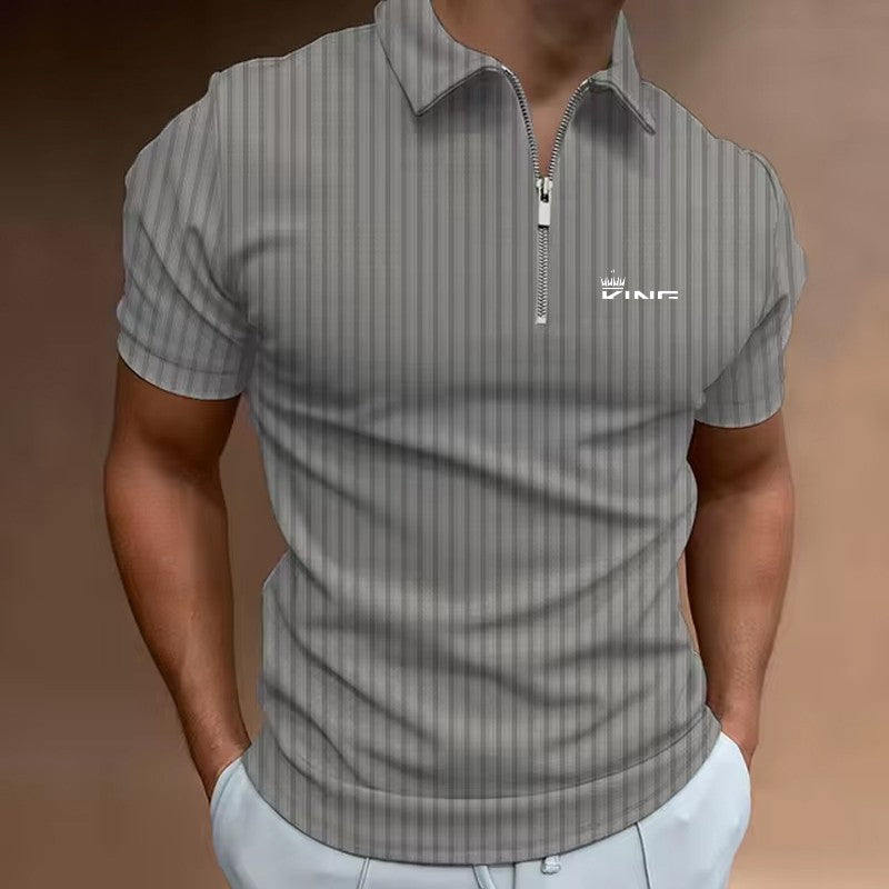 Polo Shirts Men Light luxury Brand PoloShirt,Summer Short Sleeve Tee Shirt Fashion Tops Quality Clothes Golf Wear Polyester