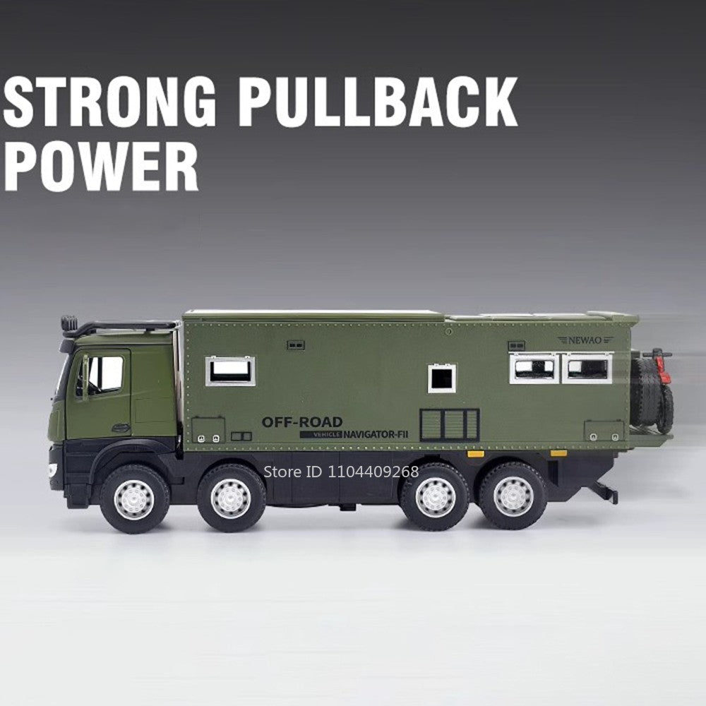 1:24 NOMADISM Raptor F150 RV Liga Modelo de Carro de Brinquedo Metal Diecast Miniatura Veículos Off Road Modelos Som Luz Brinquedos Para Crianças Presentes