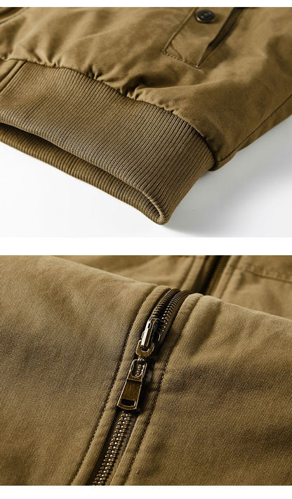 Winter Men Cotton Jackes Coat Men Autumn Warm Bomber Jacket Parkas Man Outdoor Fashion Casual Coat Stand Slim Jacket Male LZLLTT