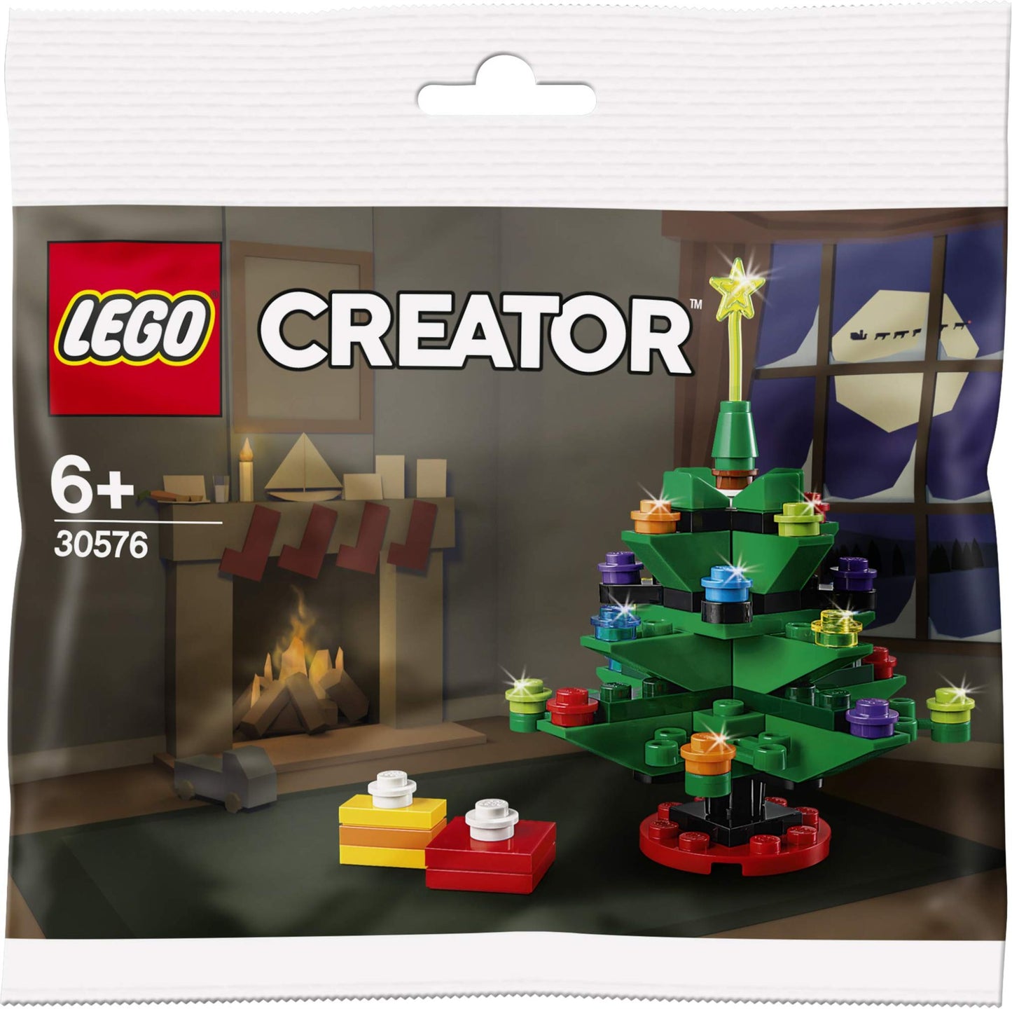 Lego Creator Mini Holiday Tree Building Kit 30576 for Ages 6+ (70Pieces) for Children's Kids Birthday Christmas New Year Gift