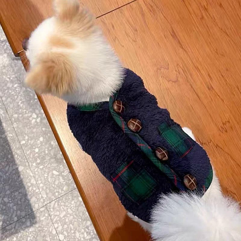 Roupas de Natal para Golden Retriever Cães de Médio e Grande Porte Inverno Colete de Duas Pernas Cães Gatos Roupas para Pets Suprimentos para Cães Roupas Atacado