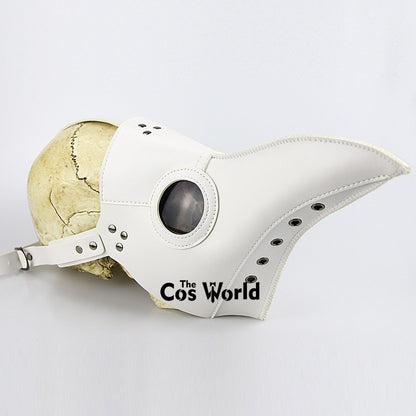 Halloween Plague Doctor Mask Steampunk Gothic Bird Beak Props for Party Carnival Cosplay Costumes Masquerade