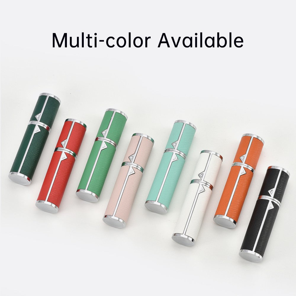 Louischanzl Premium PU leather Sprayer Suitable for Boarding Tight Sealing Travel Perfume Spray 5ml Perfume Atomizer  Bottle