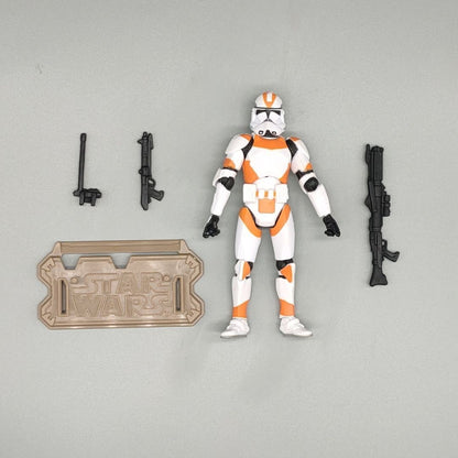 Lote de 3 Bonecos Soltos Star Wars Elite Force 501st 442nd Shadow Utapau Gree Shock Battalion Trooper 3.75" Coleção