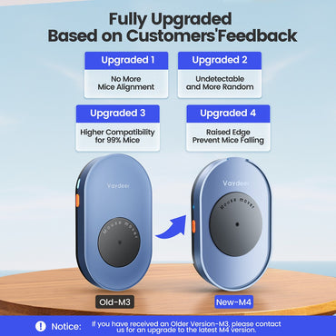 Virtual Mouse Mover Anti-sleep Automatic Movement To Prevent Computer Lock Screen With ON/OFF Switch Undetectable Mouse Jiggler