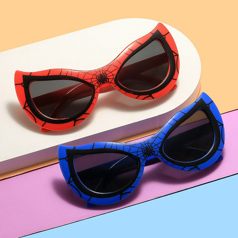 Marvel Avengers Cartoon Plastic Flexible Frame Sunglasses Spider-Man Iron Man Captain America-Kids Eyewear Toy Festival Gift