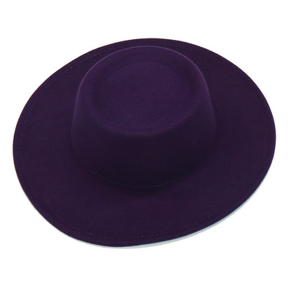 Chapéus Fedora Masculino Feminino Aba Larga 8.5CM Lã Feltro Chapéus Jazz Estilo Britânico 2023 Chapéu Panamá Formal Social