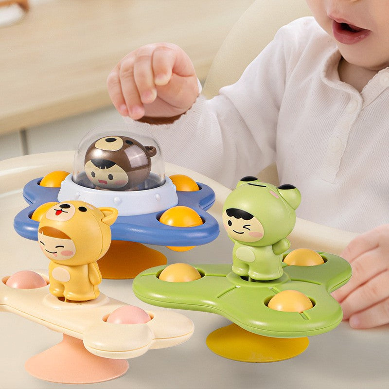 Baby Toys Suction Cup Spinner for Toddlers Montessori Spinner Sensory Toys, Montessori Fine Motor Skill Toys for Infant Toy Gift