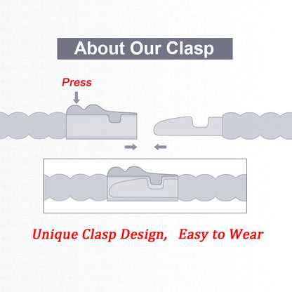 ORSA JEWELS Authentic 925 Sterling Silver Tennis Chain Bracelet Moulding Process Hanmade High-end Hand Chain for Man Woman SB128