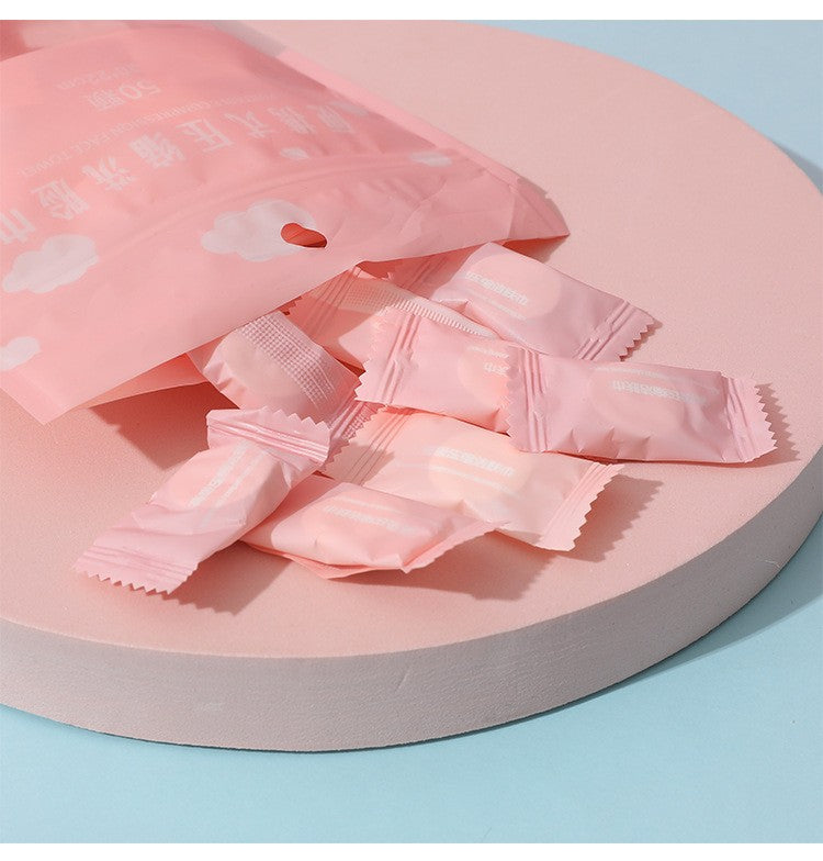 Bathroom Compressed Towel Disposable Capsules Towels Magic Face Care Tablet Non Woven Travel Portable Cloth Wipes Paper Tissue