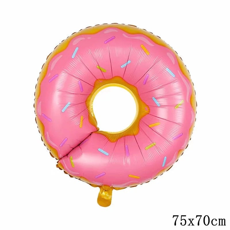 32Inch Donut globos Foil Balloon Fruit Ice Cream Helium Balloon Birthday Party Decoration Kids Toy Sweet Digital baby shower